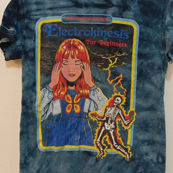 Electrokinesis for Beginners T-Shirt By Steven Rhodes BlueColor: tie dye - Picture 2 of 5